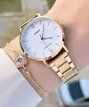 Casio CSISTE86 Gold Renk Hediye Paketli Kadın Kol Saati