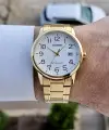 Casio Gold Renk Takvimli Hediye Paketli Erkek Kol Saati