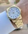 Casio Gold Renk Takvimli Hediye Paketli Erkek Kol Saati