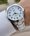 Gümüş Renk 40 mm Erkek Kol Saati