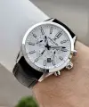 Gümüş Renk 43 Mm İç Göstergeleri Aktif Erkek Kol Saati