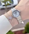 Gümüş Renk Hediye Paketli 25 Mm Kadın Kol Saati