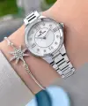 Gümüş Renk Hediye Paketli 30 Mm Kadın Kol Saati