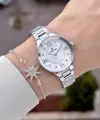 Gümüş Renk Hediye Paketli 30 Mm Kadın Kol Saati
