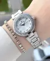Gümüş Renk Hediye Paketli 32 Mm Kadın Kol Saati ve Bileklik