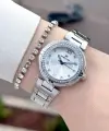 Gümüş Renk Hediye Paketli 32 Mm Kadın Kol Saati ve Bileklik