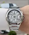 Gümüş Renk Hediye Paketli 44 Mm Erkek Kol Saati