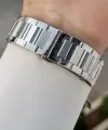 Gümüş Renk Hediye Paketli 44 Mm Erkek Kol Saati