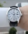 Gümüş Renk Hediye Paketli Erkek Kol Saati