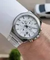 Gümüş Renk Iç Göstergeleri Aktif 41 Mm Erkek Kol Saati