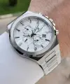 Gümüş Renk Iç Göstergeleri Aktif 41 Mm Erkek Kol Saati