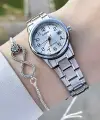 Casio CSISTE111 Gümüş Renk Takvimli Hediye Paketli Kadın Kol Saati
