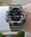 Casio CSISTE165 Haki Renk Analog Dijital Hediye Paketli Erkek Kol Saati