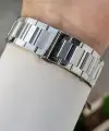 Kadranı Lacivert Kordonu Gümüş Renk Hediye Paketli 44 Mm Erkek Kol Saati
