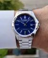 Casio Csıste78 Kadranı Lacivert Kordonu Gümüş Renk Hediye Paketli Erkek Kol Saati