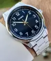 Casio CSISTE133 Kadranı Lacivert Kordonu Gümüş Renk Erkek Kol Saati