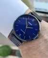 Casio CSISTE130 Kadranı Lacivert Kordonu Siyah Renk Erkek Kol Saati