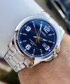 Casio Kadranı Lacivert Korodnu Gümüş Renk Hediye Paketli Erkek Kol Saati