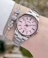 Casio CSISTE174 Kadranı Pembe Kordonu Gümüş Renk Kadın Kol Saati