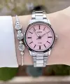 Casio CSISTE174 Kadranı Pembe Kordonu Gümüş Renk Kadın Kol Saati