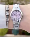 Casio  CSISTE91 Kadranı Pembe Kordonu Gümüş Renk Hediye Paketli Kadın Kol Saati