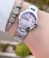 Casio  CSISTE91 Kadranı Pembe Kordonu Gümüş Renk Hediye Paketli Kadın Kol Saati