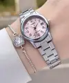 Casio CSISTE194 Kadranı Pembe Kordonu Gümüş Renk Takvimli Hediye Paketli Kadın Kol Saati