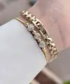 Kadranı Siyah Kordonu Gold Renk 22,5 Mm Gelinlik Model Kadın Kol Saati