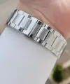 Kadranı Siyah Kordonu Gümüş Renk 41 mm İç Göstergeleri Aktif Erkek Kol Saati