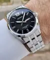 Casio CSISTE195 Kadranı Siyah Kordonu Metalik Renk 2 Yıl Garantili Erkek Kol Saati