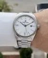 Kadranı ve Kordonu Gümüş Renk Erkek Kol Saati