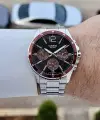 Casio Kahverengi Gümüş Renk Hediye Paketli Erkek Kol Saati