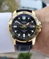 Casio CSISTE119 Kasası Gold Kordonu Siyah Renk Erkek Kol Saati