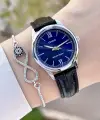 Casio CSISTE151 Kasası Gümüş Kadranı Lacivert Renk Kadın Kol Saati