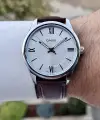 Casio CSISTE88 Kasası Gümüş Kordonu Kahverengi Renk Hediye Paketli Erkek Kol Saati