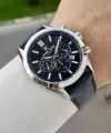Kasası Gümüş Kordonu Lacivert Renk 43 Mm İç Göstergeleri Aktif Erkek Kol Saati