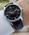 Casio CSISTE189 Kasası Gümüş Kordonu Siyah Renk Erkek Kol Saati