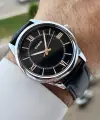 Casio CSISTE189 Kasası Gümüş Kordonu Siyah Renk Erkek Kol Saati