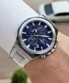 Lacivert Gümüş Renk 41 mm İç Göstergeleri Aktif Erkek Kol Saati