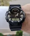 Casio CSISTE164 Rakamları Gold Kordonu Siyah Renk Analog Dijital Hediye Paketli Erkek Kol Saati
