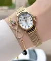 Rakamlı Gold Renk Hediye Paketli 21 Mm Kadın Kol Saati