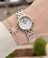Rose Gümüş Renk 25 Mm Hediye Paketli Kadın Kol Saati
