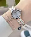 Rose Gümüş Renk Hediye Paketli 25 Mm Kadın Kol Saati