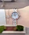 Rose Gümüş Renk Hediye Paketli 25 Mm Kadın Kol Saati