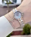 Rose Gümüş Renk Hediye Paketli 25 Mm Kadın Kol Saati