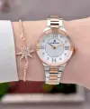 Rose Gümüş Renk Hediye Paketli 30 Mm Kadın Kol Saati