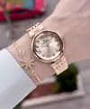 Rose Renk Kesme Camlı 32 Mm Kadın Kol Saati