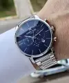 Kadranı Lacivert Renk iç Göstergeleri Aktif Fonksiyonlu Erkek Kol Saati