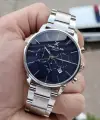 Kadranı Lacivert Renk iç Göstergeleri Aktif Fonksiyonlu Erkek Kol Saati