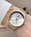 Daniel Klein DKISTE385 Gold Renk Kadın Kol Saati Ve Bileklik